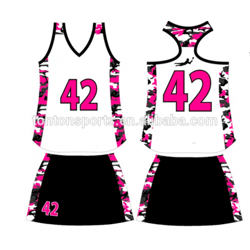 2016 Fashion design custom Sublimation women lacrosse pinnies
